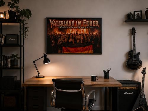 Preview: Vaterland im Feuer Poster XL