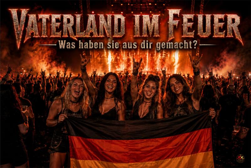 Vaterland im Feuer Poster XL